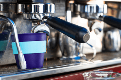 Cafe Dunk for safer baristas and reusable cups